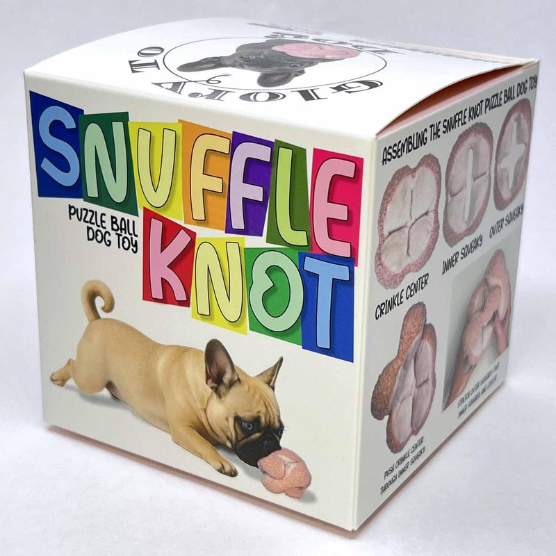Glory To Dog Pink Snuffle Knot Interactive Dog Toy 4â€ Puzzle Ball with 8 Squeakers & Crinkle â€“ Treat Hiding Enrichment Toy for Puppy & Small Breed Dogs â€“ Durable Plush Sensory Play & Stimulation - Image 5