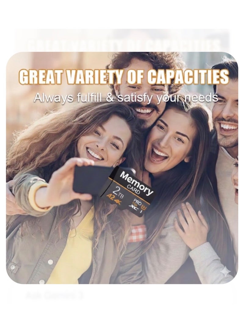 بطاقة ذاكرة برو بلس عالية الأداء لتسجيل فيديو فائق الوضوح بسعة اثنين تيرابايت - Image 2