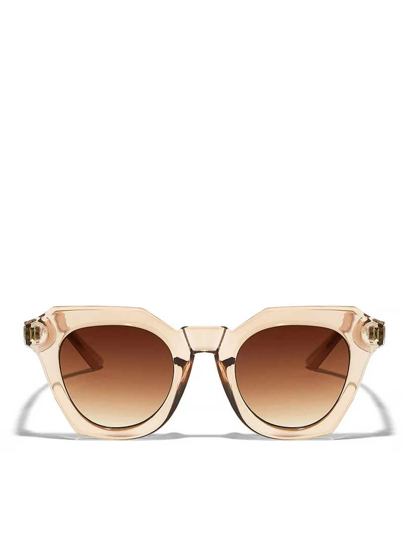 بلاك أوت WINONA Women Brown Sunglasses - Frame Material: Thermoplastic Rubber (TR90)- Frame Color: Brown-Lens Color: Brown - Full Rim