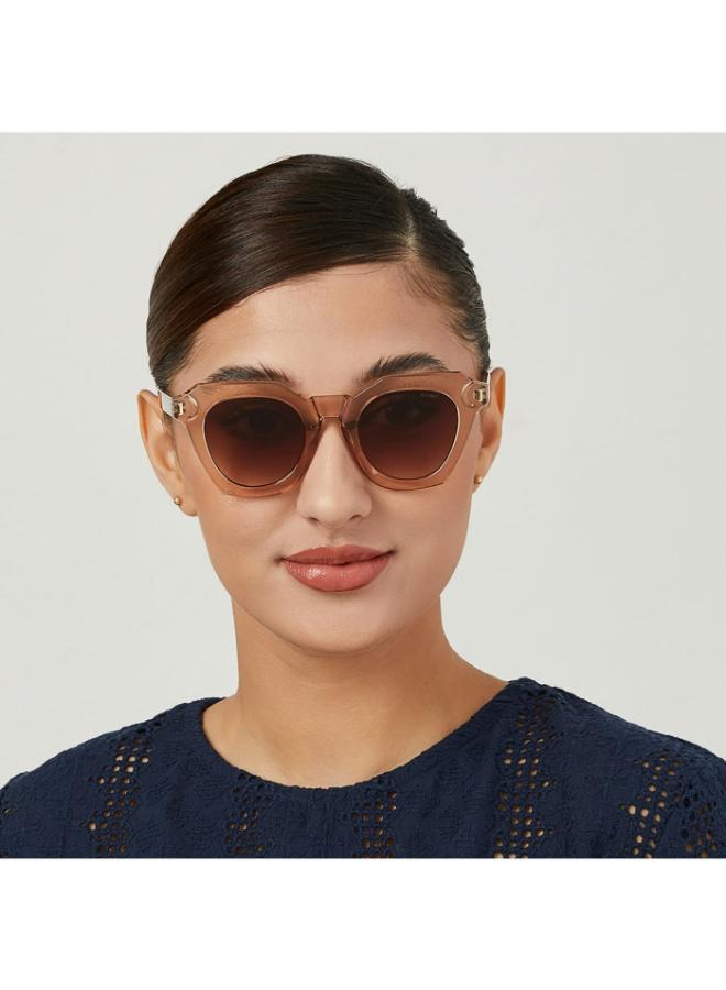 بلاك أوت نظارة شمسية وينونا نسائية بني - Image 5