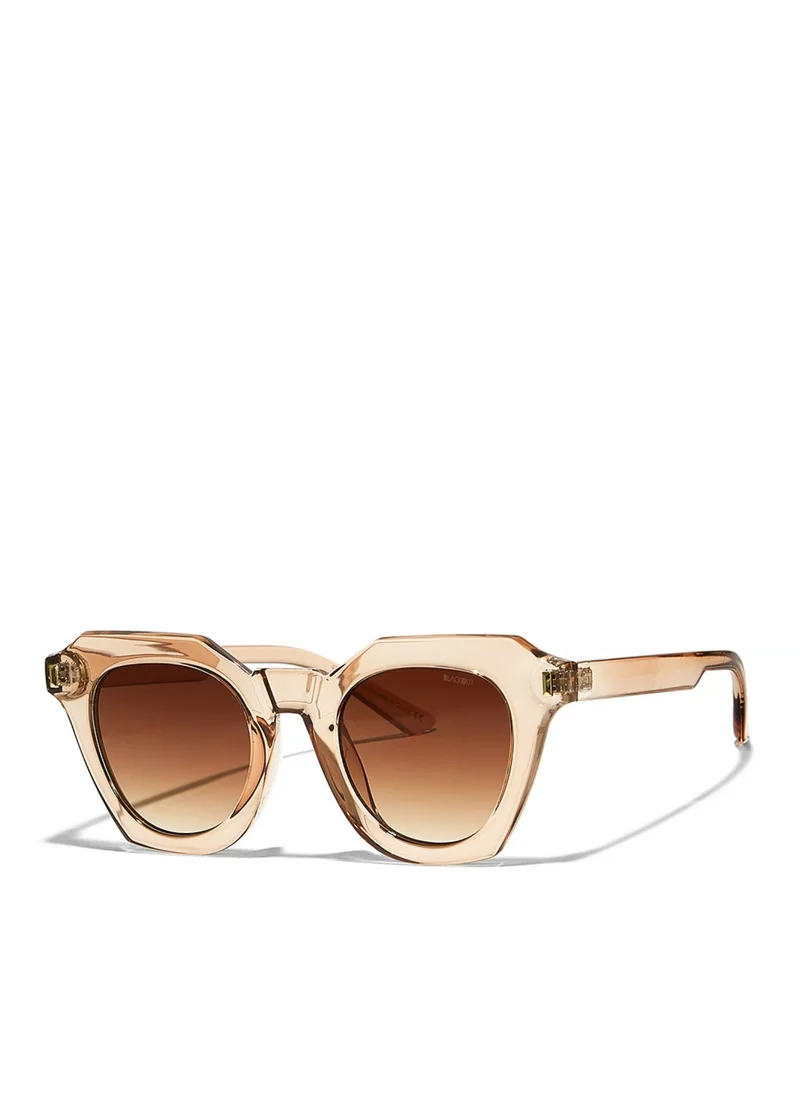 Blackout WINONA Women Brown Sunglasses - Frame Material: Thermoplastic Rubber (TR90)- Frame Color: Brown-Lens Color: Brown - Full Rim