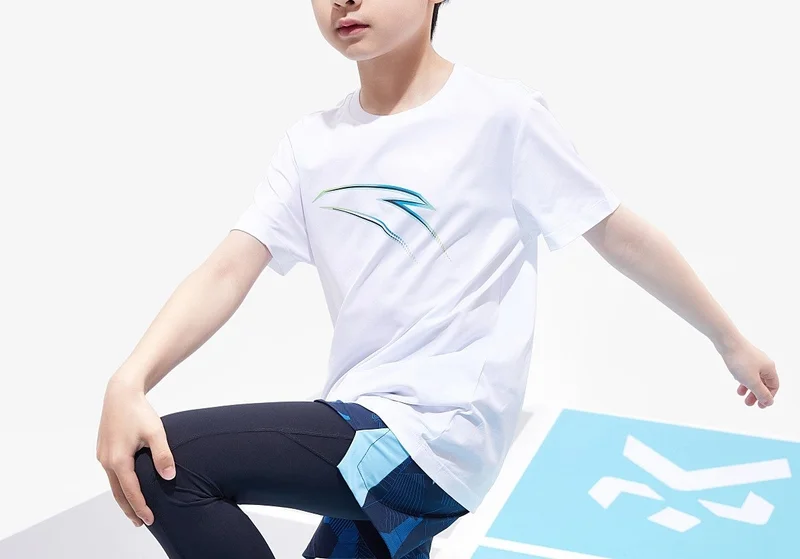 ANTA Kids' Ice-Cool Quick-Dry Sports Tee