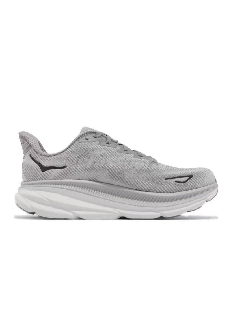 Hoka One One Clifton 9 Outdoor Running Sneakers Gray  - Image 2