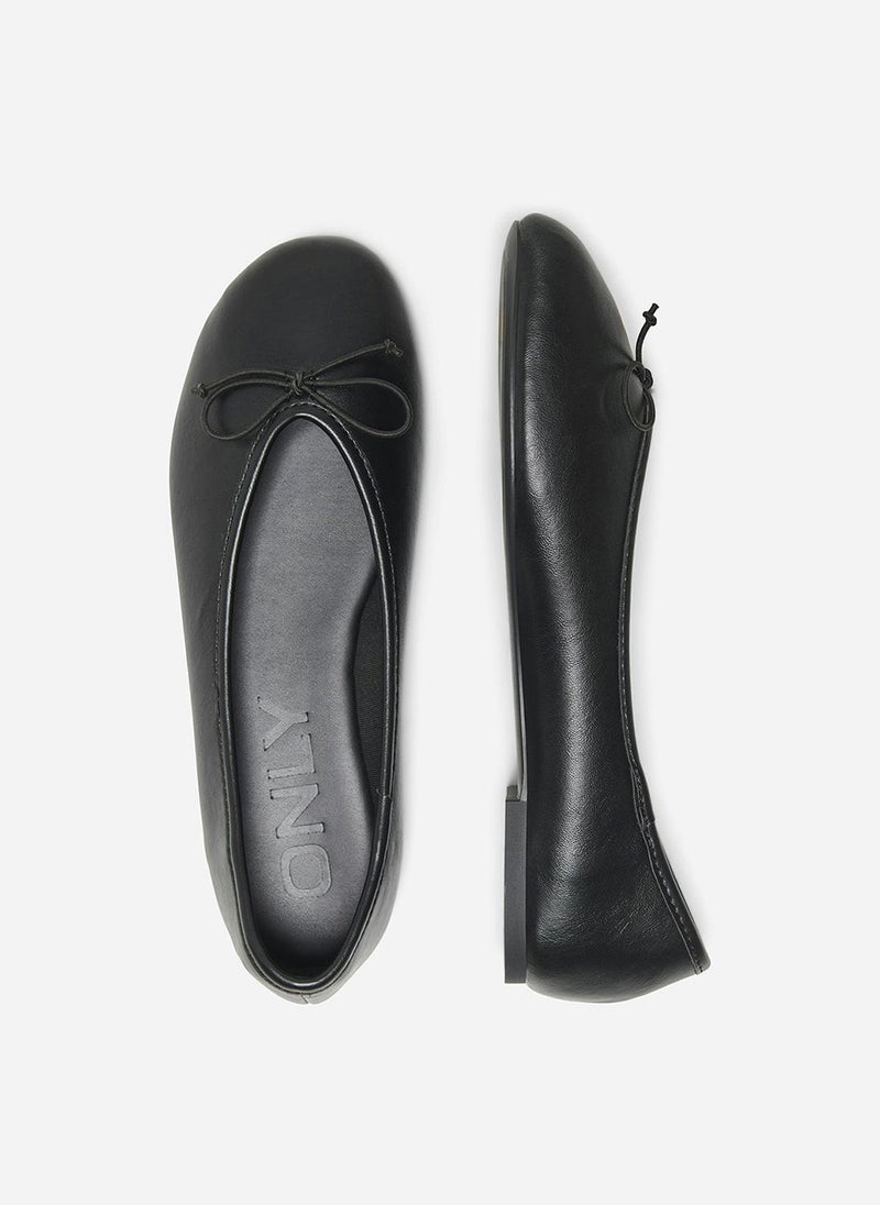 ONLY Women's ONLADRIANA-1 Basic PU Ballerina Flat - Image 4