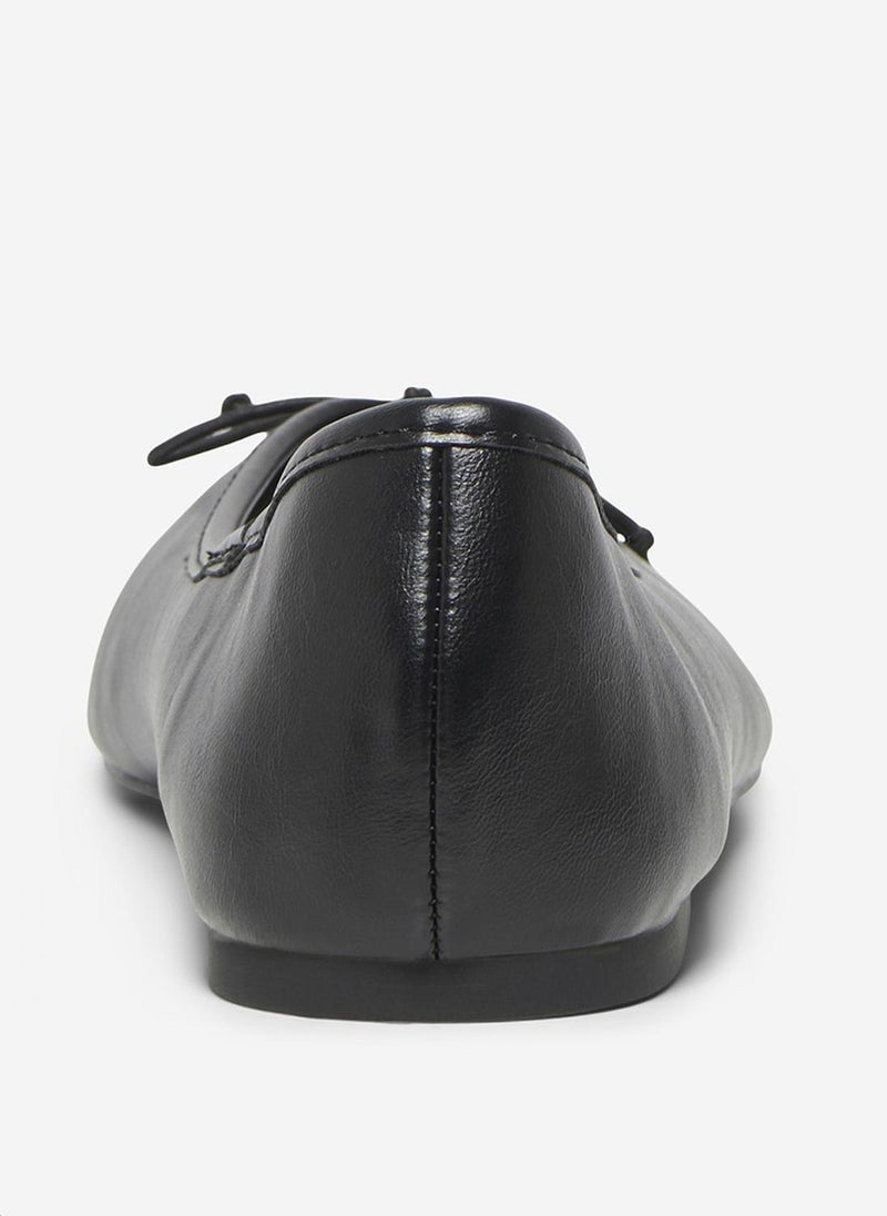 ONLY Women's ONLADRIANA-1 Basic PU Ballerina Flat - Image 3