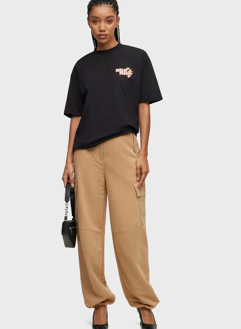 HUGO Crew Neck Graphic T-Shirt