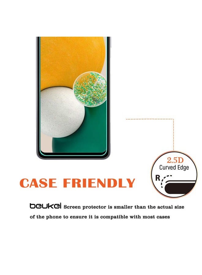 Beukei (3 Pack) Compatible for Samsung Galaxy A13 5G Screen Protector Tempered Glass, (6.5 inch) Touch Sensitive,Case Friendly, 9H Hardness - Image 4