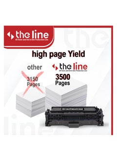 The Line The line Toner Cartridge CE413A/CF383A/CC533A Compatible Toner Cartridge for MFP M477fdn; M452dw;  M452nw;  M452dn; M377dw Magenta  - Image 4