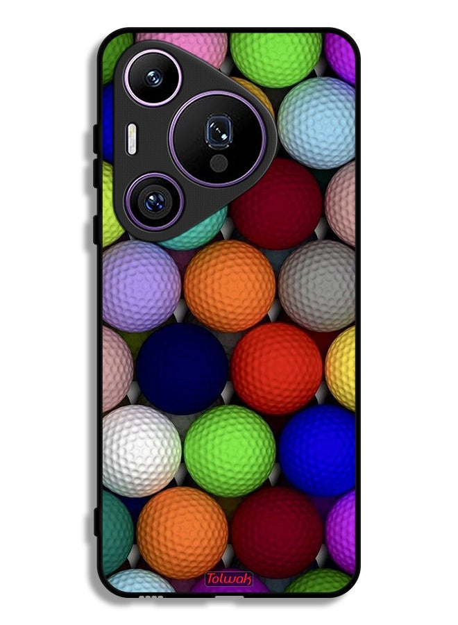 Tolwak Huawei Pura 70 Pro Protective Case Cover Balls Abstract Art - Image 1