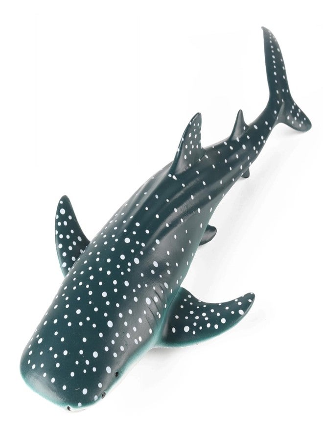 EOIVSH Rubber Whale Shark Toy, 11.4 inch Ocean Animal Whale Shark Figure, Soft Sea Creature Figurine for Kids, Great for Cake Topper, Birthday Gift - Image 1