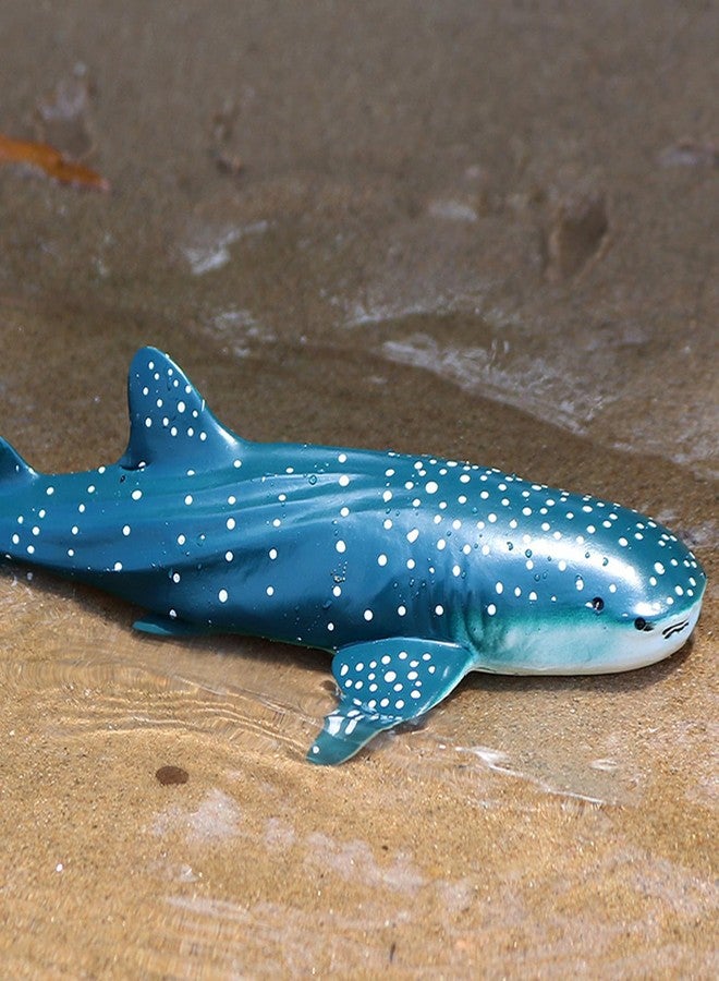 EOIVSH Rubber Whale Shark Toy, 11.4 inch Ocean Animal Whale Shark Figure, Soft Sea Creature Figurine for Kids, Great for Cake Topper, Birthday Gift - Image 2