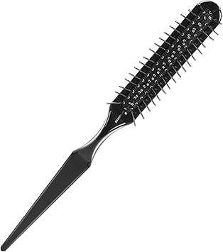 Styquenzer Professional 3Row Wire Bristle Wig Brush for Synthetic Hair Teasing and Detangling Styler Travel Size Metal Comb for Extensions Barbers and Beginners - Image 1