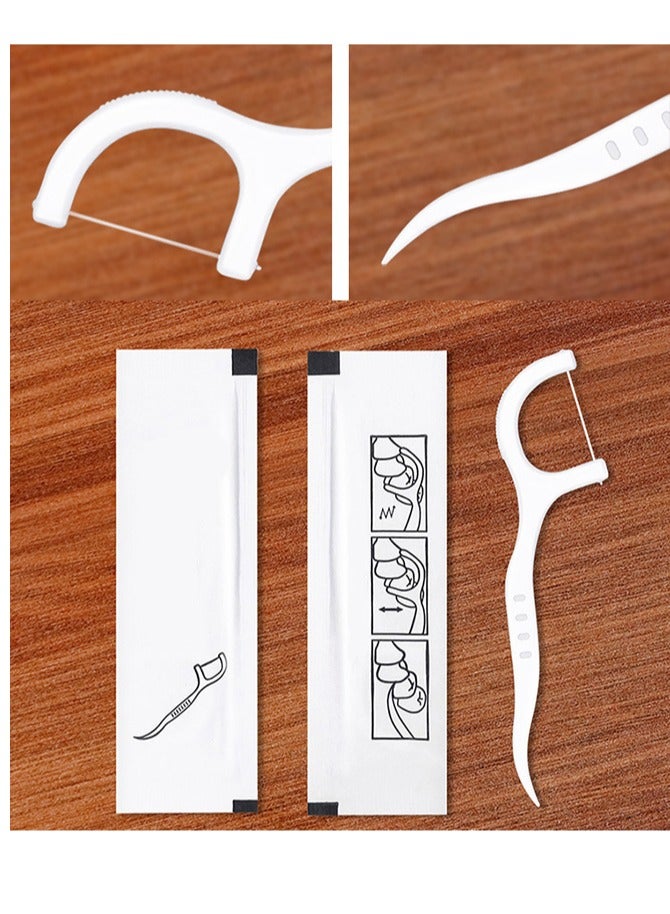 200 قطعة من عود أسنان بخيط تنظيف الأسنان  عصا أسنان  أعواد أسنان  أعواد أسنان  خيط تنظيف أسنان  حجم الأسرة (200 اختيار) - Image 4