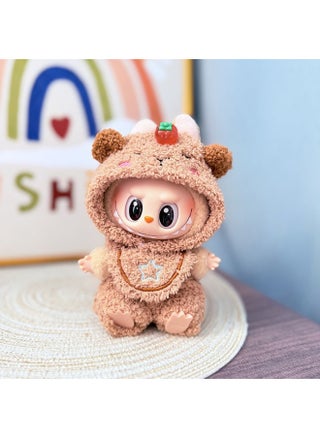Cloud Plush Brown Persimmon Set, Universal for First and Second Generation Pendant, Excludes Doll.