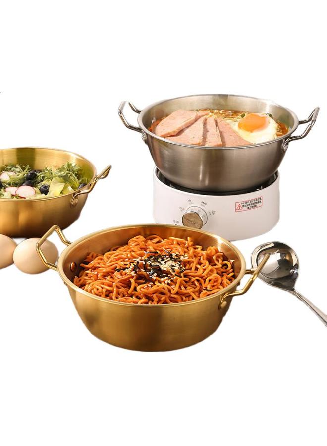 Newair Double-Handled Ramen Bowl With Lid, 304 Stainless Steel, For Dormitory Use, Student Dormitory, Personal Use, Large Capacity, Instant Noodles - Image 2