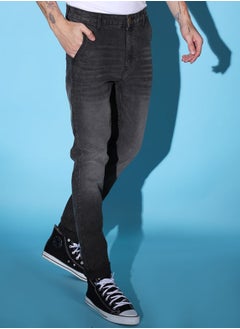 The Indian Garage Co Men Slim Fit Solid Mid-Rise Jeans  - Image 3