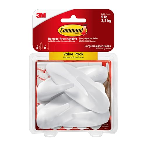Command Hooks WHT 4PK - Image 1