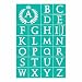 JAJADO Self Adhesive Silk Screen Stencil Letters Stencils Alphabet DIY Stencil Reusable Silk Screen Printing Stencil Alphabet Templates for WoodTShirtGreeting CardsMailbox DIY Art Crafts - Image 2