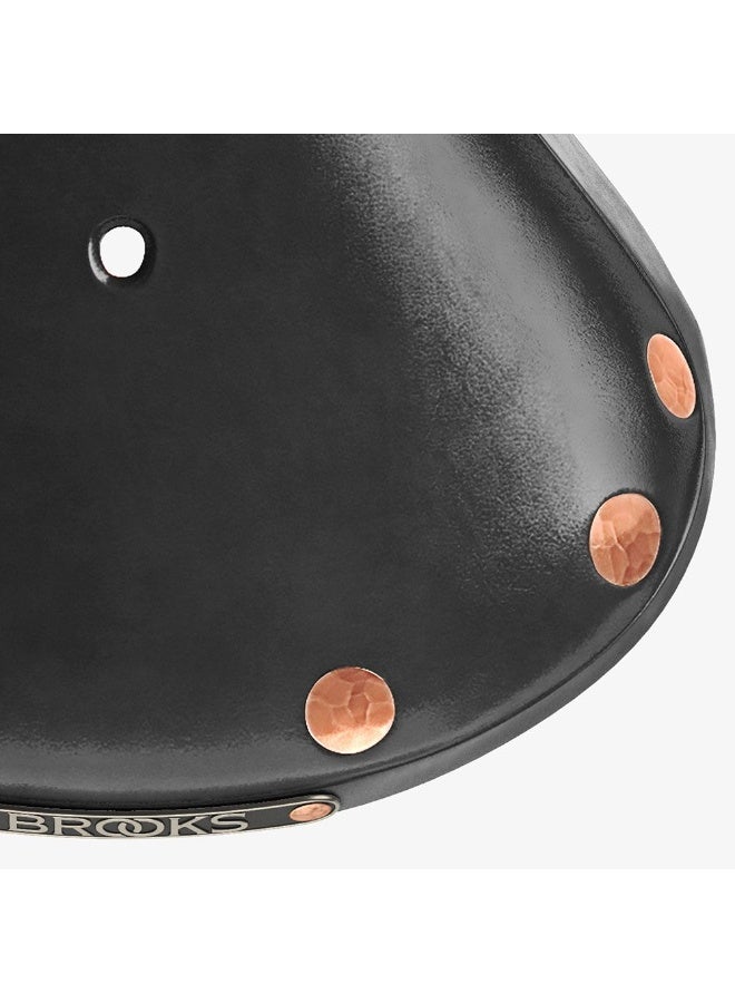 Brooks England B17 Special Titanium Vegetable-Tanned Leather Bike Saddle with Titanium Rails, Black - Image 3