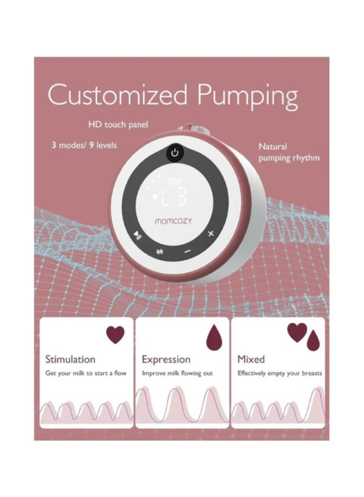 مام كوزي مضخة ثدي كهربائية احترافية V1 من مومكوزي – مضخة بدرجة المستشفى للرضاعة الطبيعية – قوية، هادئة، ومريحة للأمهات الجدد - Image 2