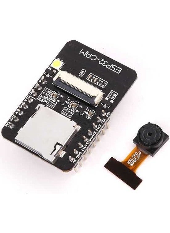 Robotistan - لوحة تطوير ESP32-CAM مع واي فاي وبلوتوث + وحدة كاميرا OV2640 - Image 1