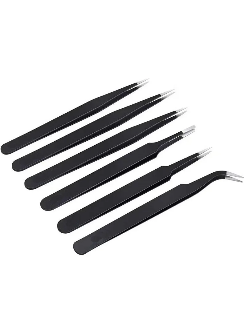 Tianyeda Set of 6 Precision Tweezers (From Abroad)