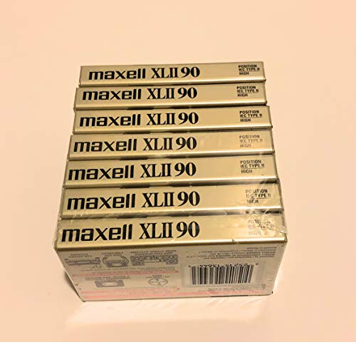 Maxell XLII IEC Type II 90 Minute High Bias Audio Cassette Tape - 7 Pack - Image 3