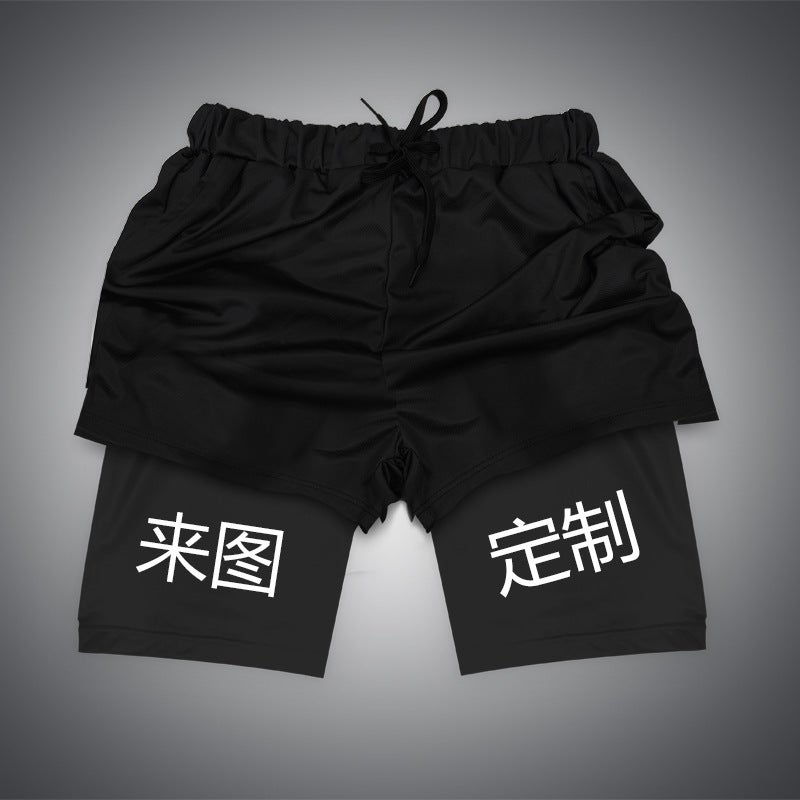 Longzhu Series Shorts 3D Digital Printing Double-Layer Adult Beach Pants E-Commerce Supply - Image 5