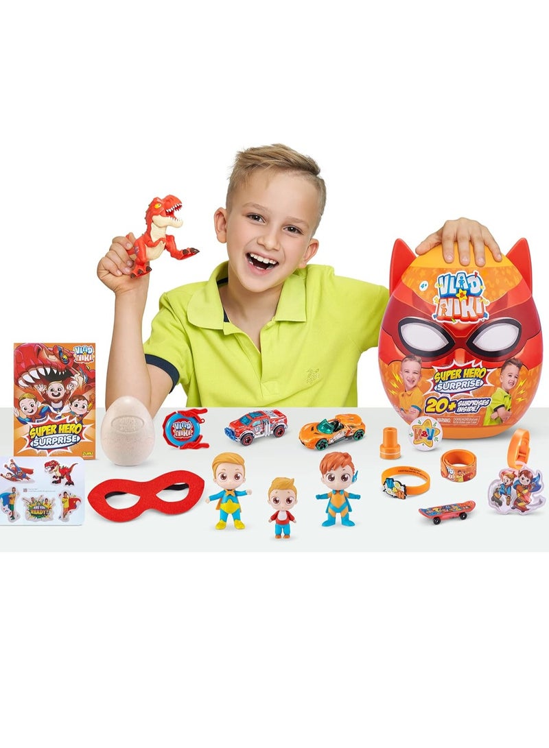 فلاد آند نيكي بيضة مفاجأة الأبطال الخارقين فلاد ونيكي هجوم الديناصور الأحمر - Image 4