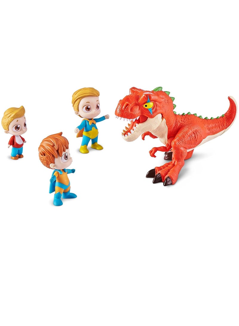 فلاد آند نيكي بيضة مفاجأة الأبطال الخارقين فلاد ونيكي هجوم الديناصور الأحمر - Image 5