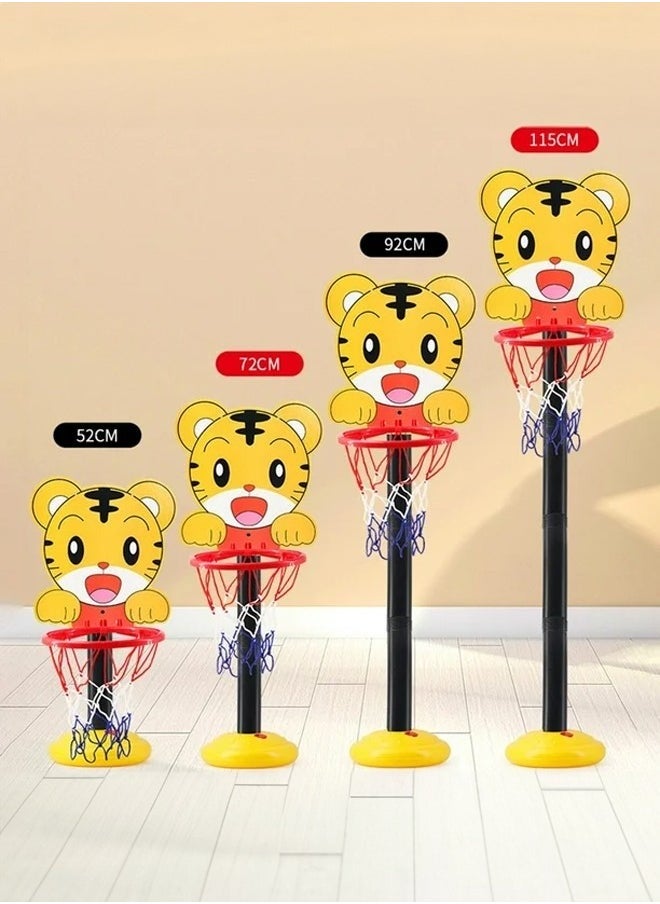 JOGAMS Kids Basketball Stand Indoor Outdoor Home Basketball Shooting Height Adjustable Sports Toy with 1 Ball and Air Pump  - Image 4