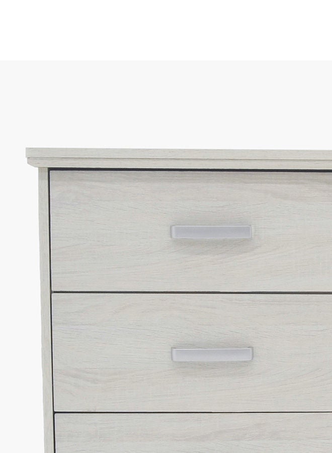 Home Box Blair 3-Drawer 1-Door Dresser | Dressing Table | Vanity Table | Makeup Table Without Mirror White 87 x 73.7 x 40 cm - Image 3