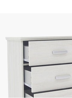 Home Box تسريحة بلير 3 درج وباب واحد | طاولة الزينة | طاولة الغرور | طاولة مكياج بدون مرآة لون أبيض 87 × 73.7 × 40 سم  - Image 4