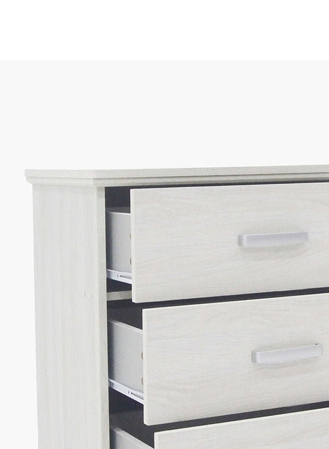 Home Box Blair 3-Drawer 1-Door Dresser | Dressing Table | Vanity Table | Makeup Table Without Mirror White 87 x 73.7 x 40 cm - Image 4