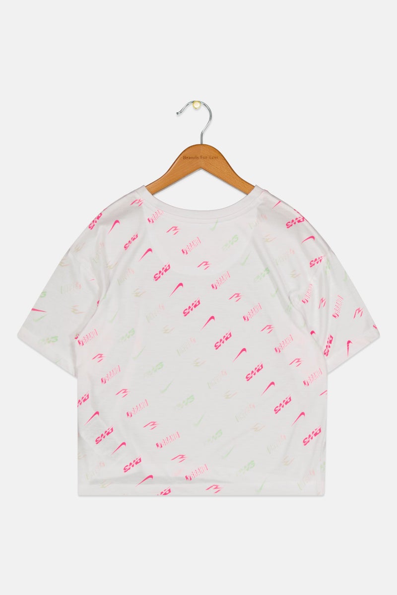 Nike 3Brand by Russell Wilson Kids Girl Sportswear Fit Short Sleeves  T-shirt, Multicolor - Image 2