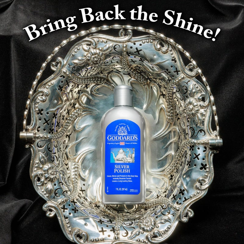 Goddard's Silver Polish for Sterling and Silver Plate, Liquid Cleaner and Polish for Jewelry, Silverware, and Antiques - All-in-One Tarnish Remover Solution, 7 oz - Image 5