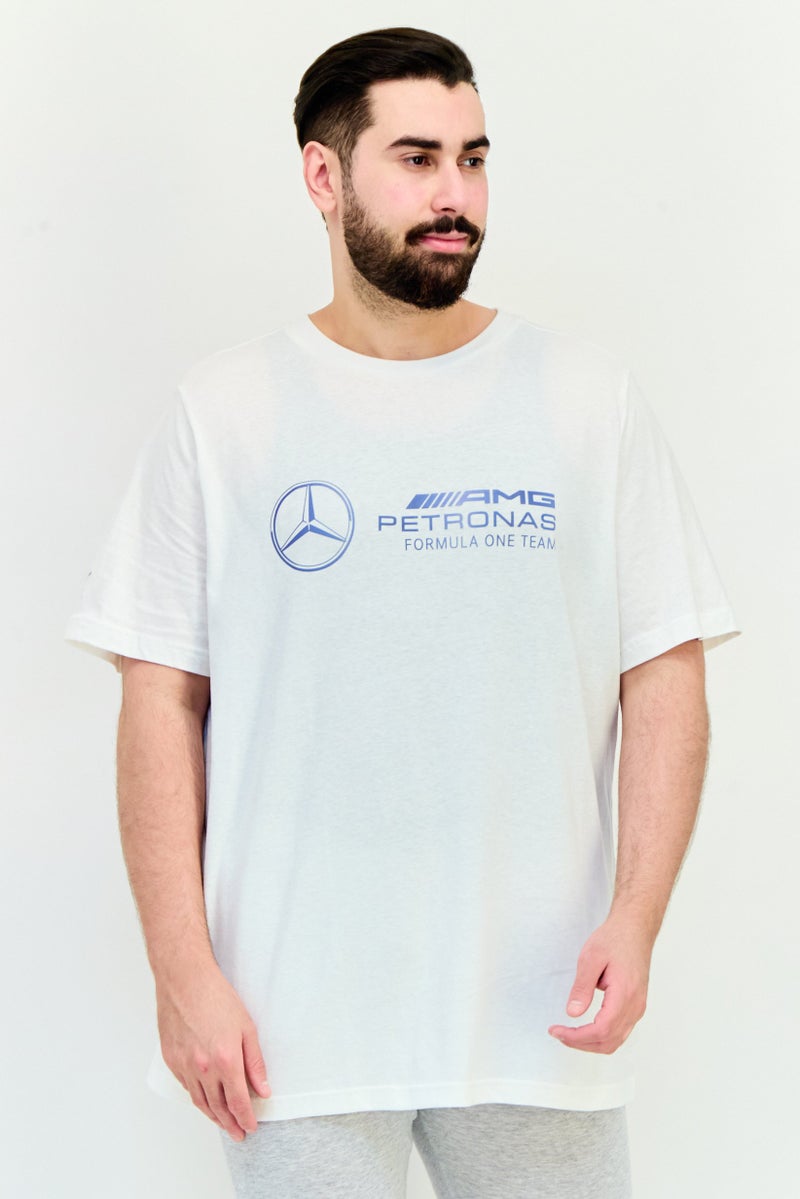 PUMA Puma x Mercedes AMG Petronas Men Sportswear Fit Short Sleeves Outdoor T-shirt, White - Image 1