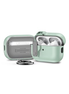 Green Pop-Up Protective Case Airpods 4th Generation (2024) Shockproof Soft Silicone Protective Case, Protective Earphone Box Bluetooth Earphone Case