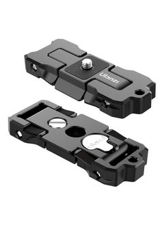 Ulanzi St-15 2-In-1 Arca-Swiss Quick Release Plate Foldable Phone Holder Clamp Aluminum Alloy With Cold Shoe Mount 1/4 Inch Screw For Dslr Ildc Camera Smartphone  - Image 2