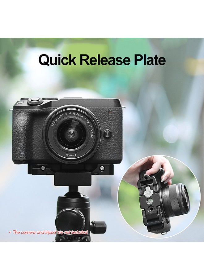 Ulanzi - St-15 2-In-1 Arca-Swiss Quick Release Plate Foldable Phone Holder Clamp Aluminum Alloy With Cold Shoe Mount 1/4 Inch Screw For Dslr Ildc Camera Smartphone - Image 1
