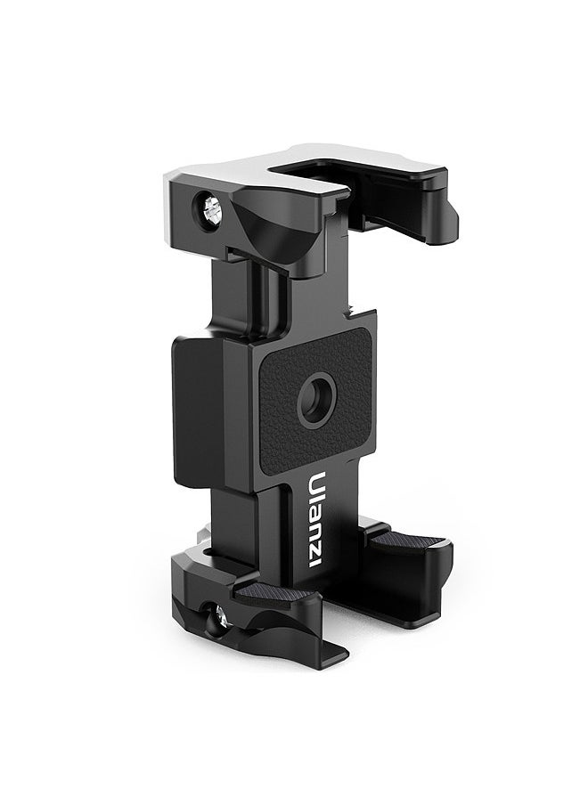 Ulanzi ST-15 2-in-1 Arca-Swiss Quick Release Plate Foldable Phone Holder Clamp Aluminum Alloy with Cold Shoe Mount 1/4 Inch Screw for DSLR ILDC Camera Smartphone - pzsku/Z0F93625D55D7395D5B4CZ/45/_/1697194908/c8221074-2cc6-43c1-82fc-acb95c996fc2