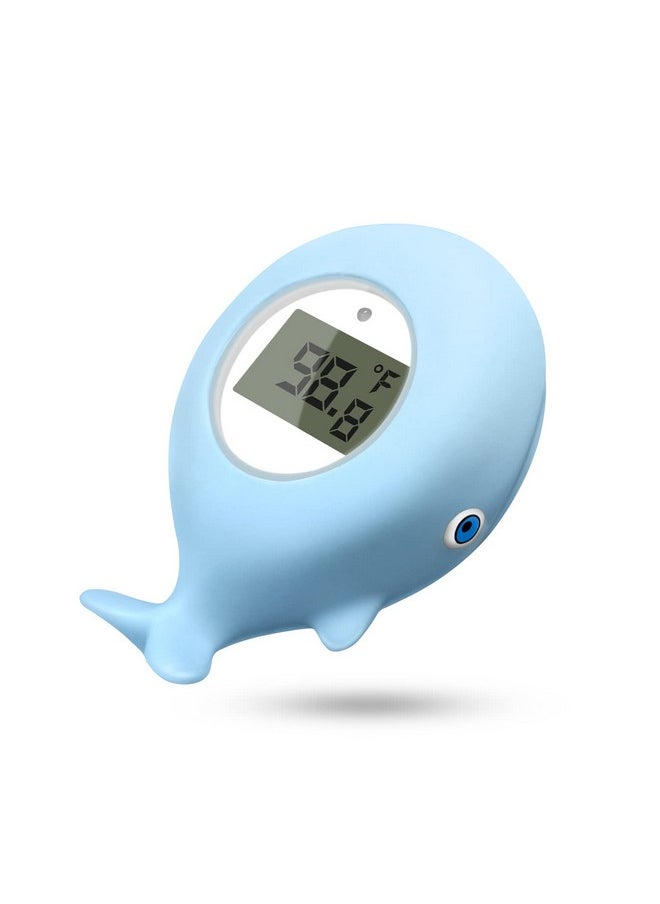 BabyElf - Baby Bath Bathtub Thermometer For Infant Safety Bath Tub Water Temperature Digital Thermometer Floating Bathing Toy Gift For Kids Newborn Mother With Flashing Temperature Warning - Image 1