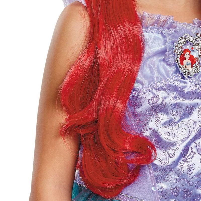 Disguise Disney Princess Ariel Wig, Official Disney Princess Accessory for Girls - Image 3