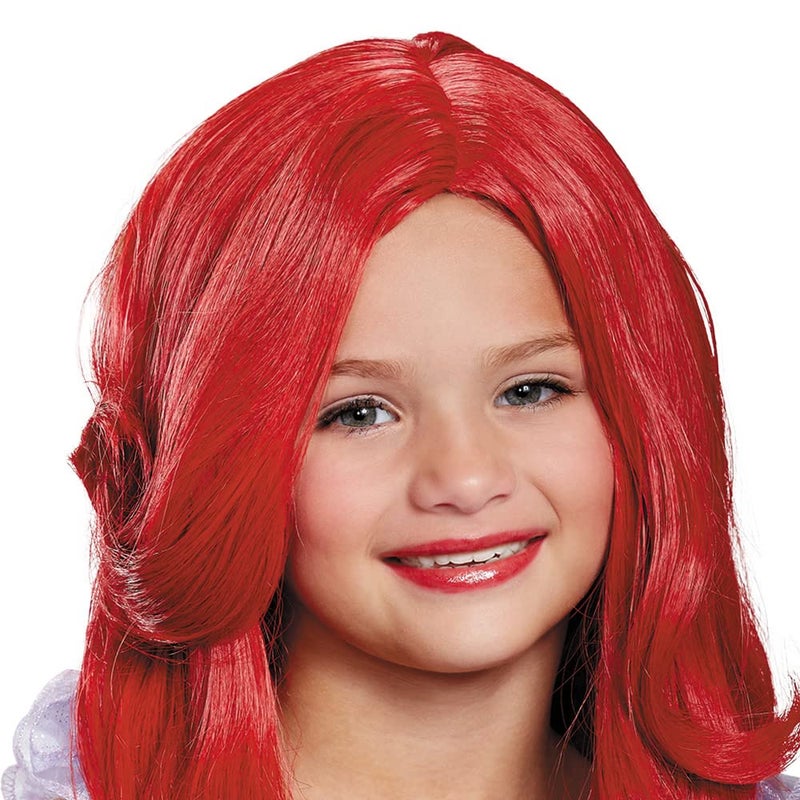 Disguise Disney Princess Ariel Wig, Official Disney Princess Accessory for Girls - Image 2