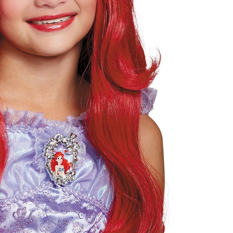 Disguise Disney Princess Ariel Wig, Official Disney Princess Accessory for Girls - Image 4