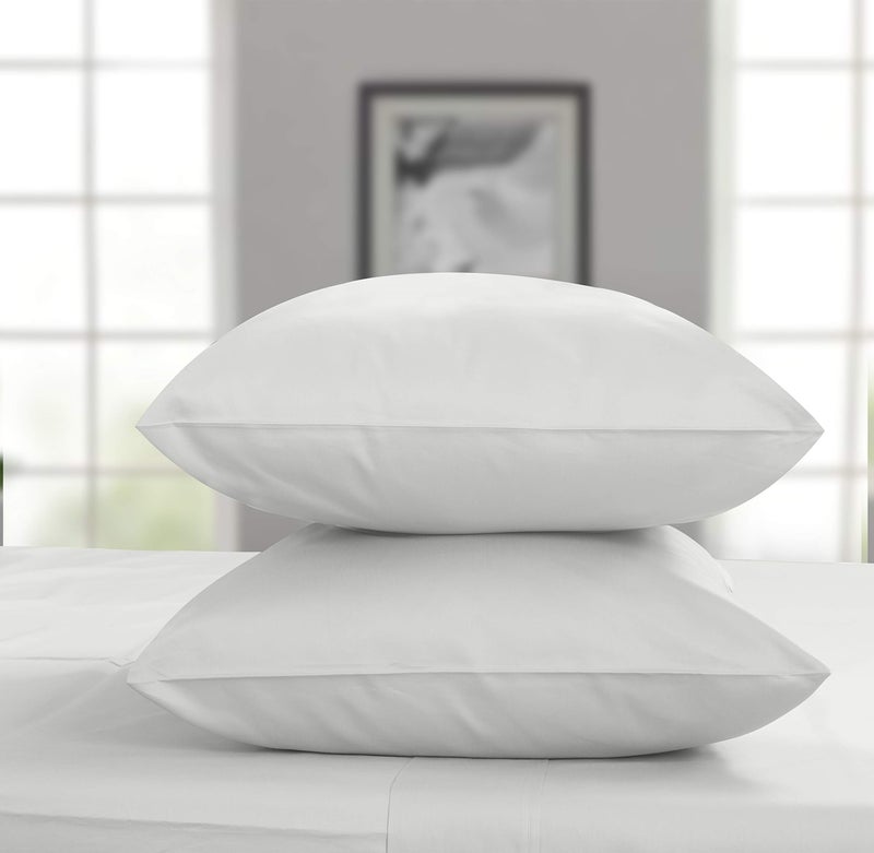 Threadmill Rayon Bamboo Pillow Cases King Size Set of 2 - Bamboo Sheets Silk Cooling Satin Pillowcases for Hair and Skin, Soft Breathable Pillowcase with Envelope Closure for King Pillows, Light Grey - Image 1