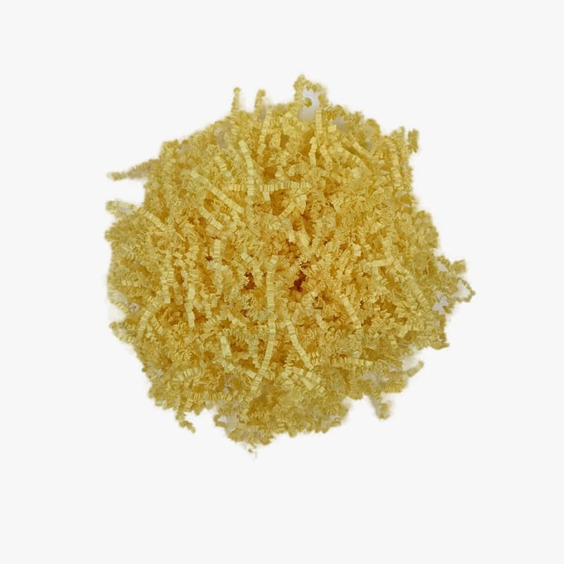 Huefiller Huefiller Shredded Paper for Packaging Used as Box Filler Paper Filler Paper Grass Yellow 500 Grams - Image 1