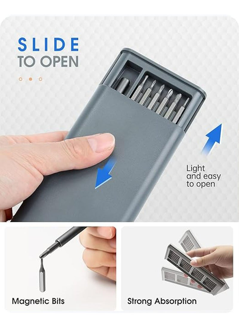 Generic 25-in-1 Precision Screwdriver Set, Professional Small Screwdriver Set with Case, Magnetic Mini Screwdriver Set Mini Repair Tool Kit for Phone, Electronics, PC, Watch, Game Console, Eyeglass  - Image 5