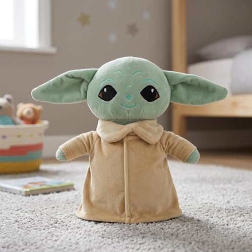 Mirada Licensed Star Wars Baby Yoda Collectible Plush Toy | Cute Grogu Soft Stuffed Animal for Kids & Fans | Cute Soft Toys for Kids, Plush Toys, Stuffed Animals, Gift Item, Room Decor | 25cm - Image 1