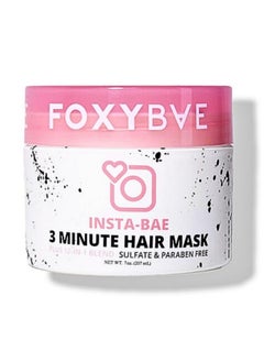 FoxyBae FoxyBae Insta-Bae 3 Minute Hair Mask - Hair Mask for Dry Damaged Hair & Growth - Deep Conditioner Hair Treatment - Hydrating, Moisturizing, Conditioning, Nourishing - for All Hair Types - w/ Biotin  - Image 1
